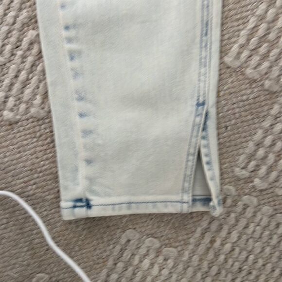 Armani Exchange (NEW) J19 Super Skinny side Slit size 30 in light denim - Picture 9 of 9